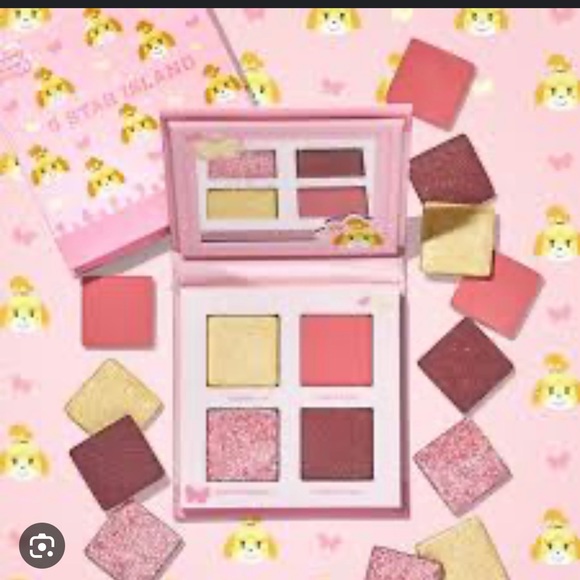 Colourpop X Animal Crossing NIB NWT quad eyeshadows - 5 star Island - Picture 2 of 2